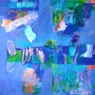 Olieverf op paneel, 90 x 100 cm z.t.