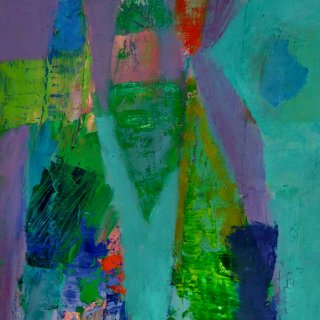 Olieverf op paneel 30,5 x 40 cm.