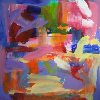 Acryl op paneel 110×120 cm. Z.t. oktober 2017