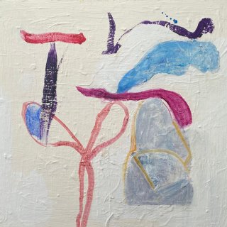 Acryl op paneel, 60 x 60 cm. 2026