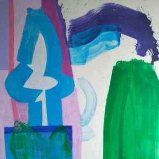 Acryl 110 x 120 cm z.t.