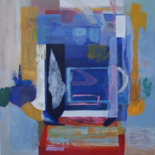 Olieverf op paneel 110 x 120 cm z.t.