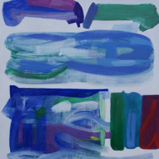Acryl op paneel, 110 x 120 cm z.t.