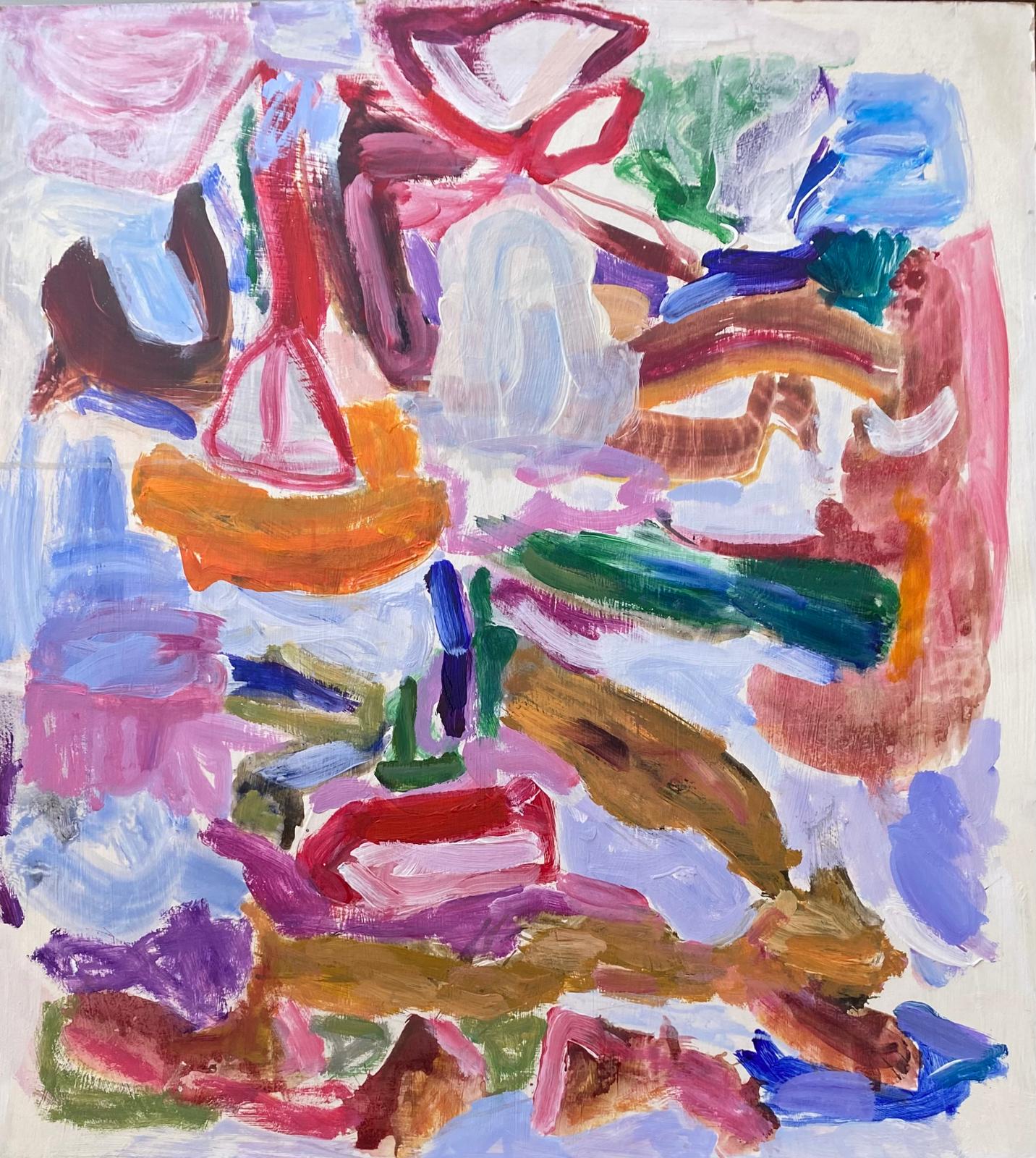 Acryl op paneel, 80 x 90 cm. 2026