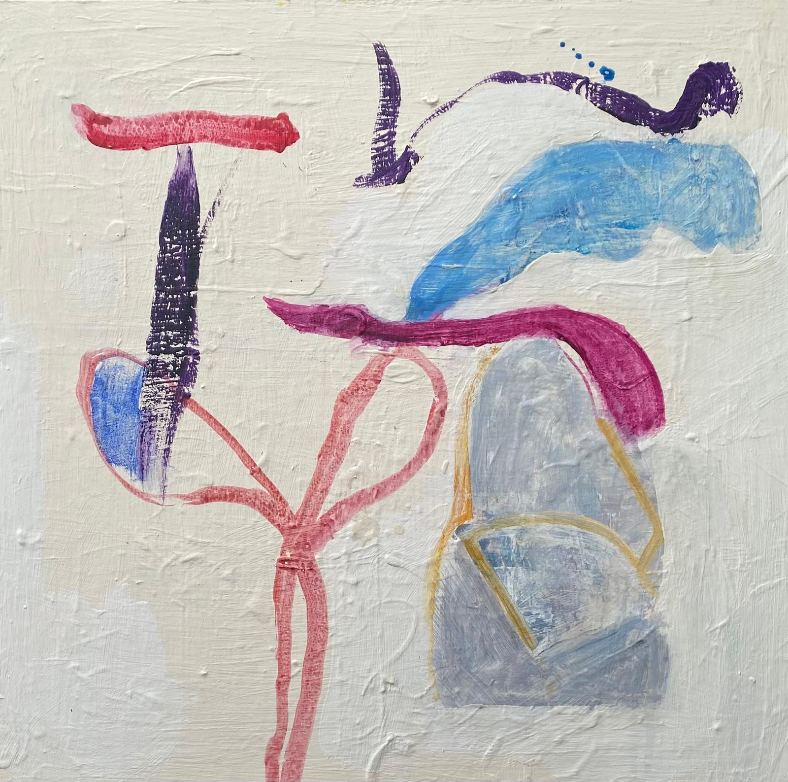 Acryl op paneel, 60 x 60 cm. 2026