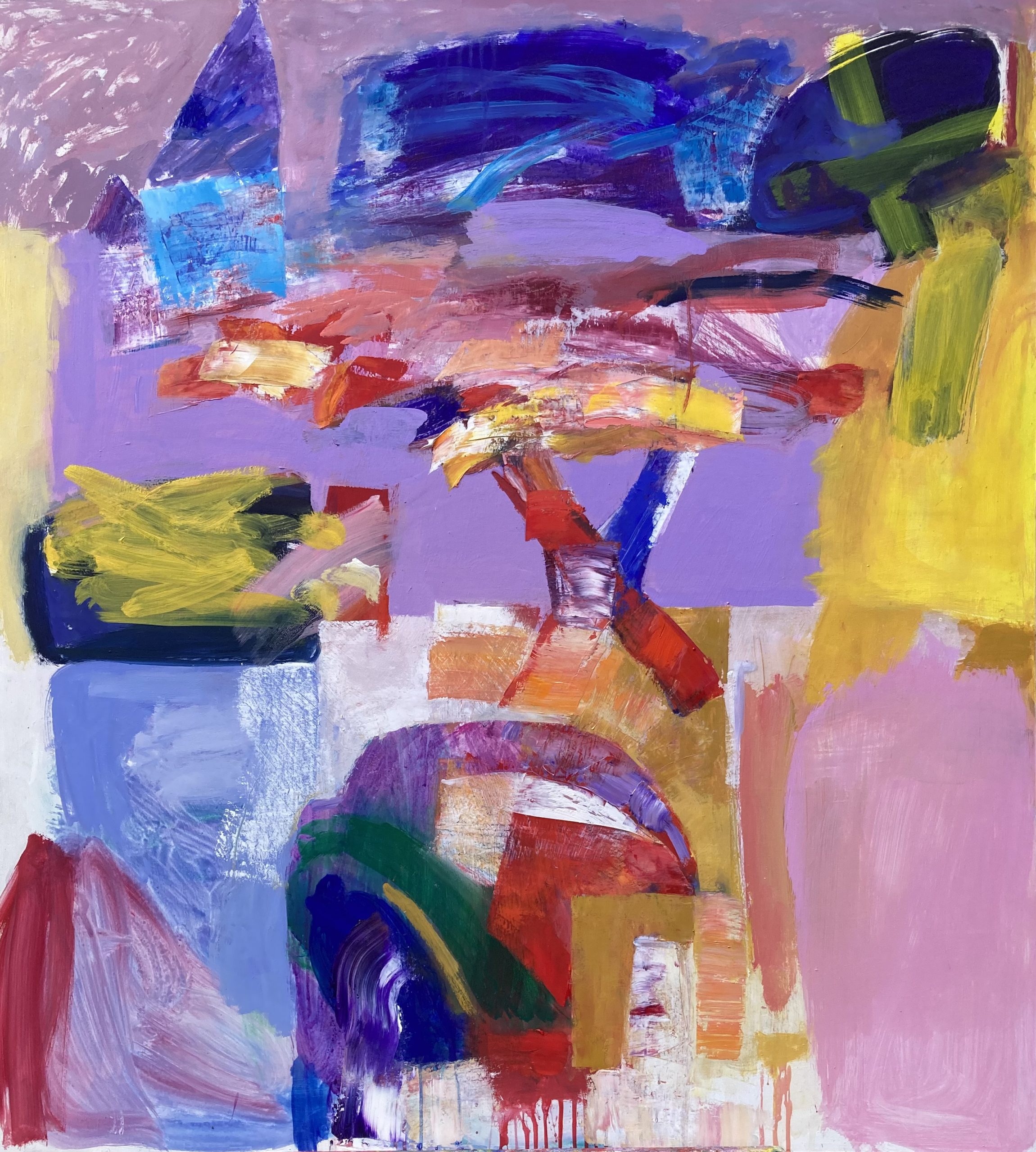 Olieverf op paneel 120 x 110 cm. 2022