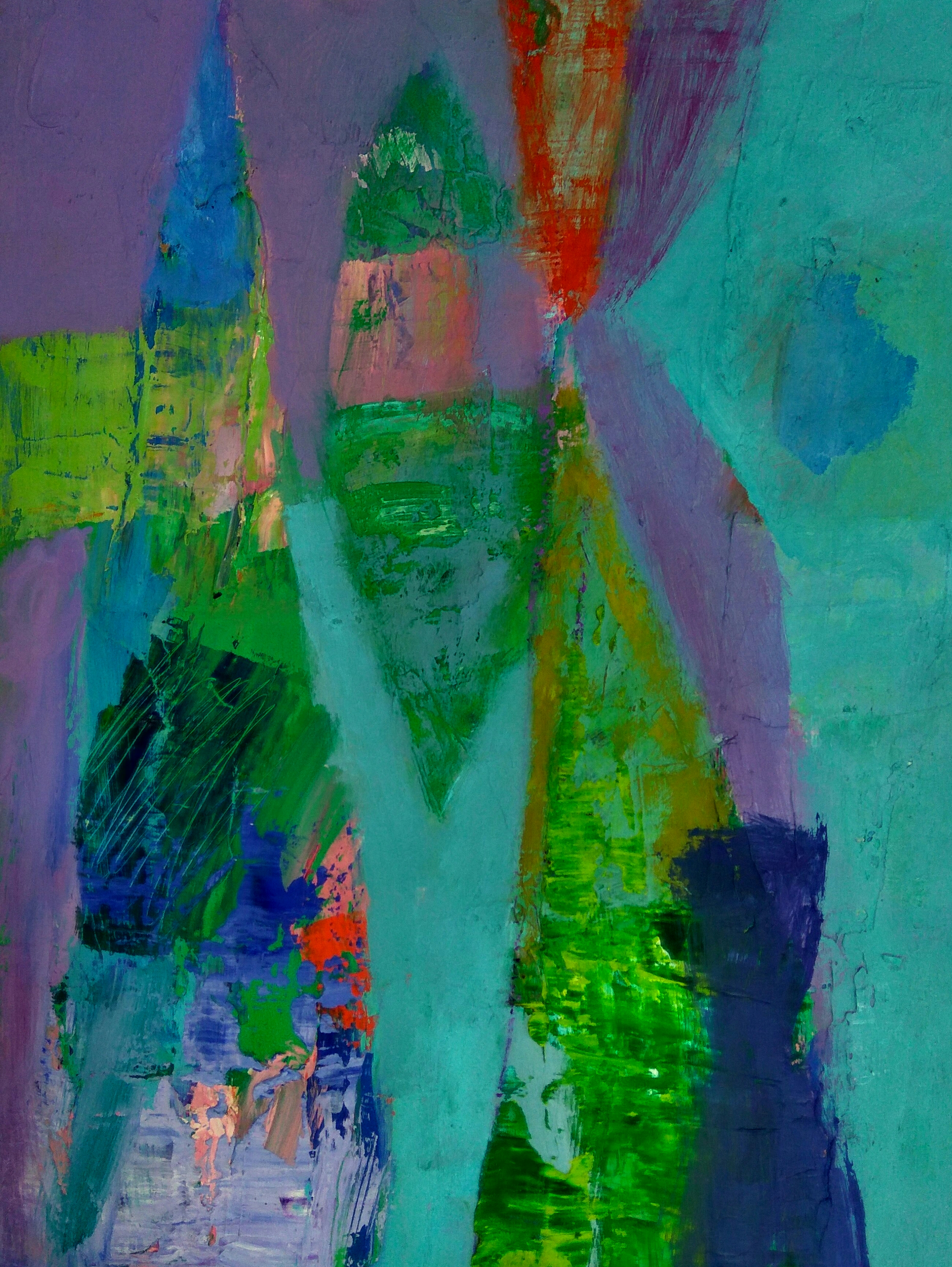 Olieverf op paneel 30,5 x 40 cm.