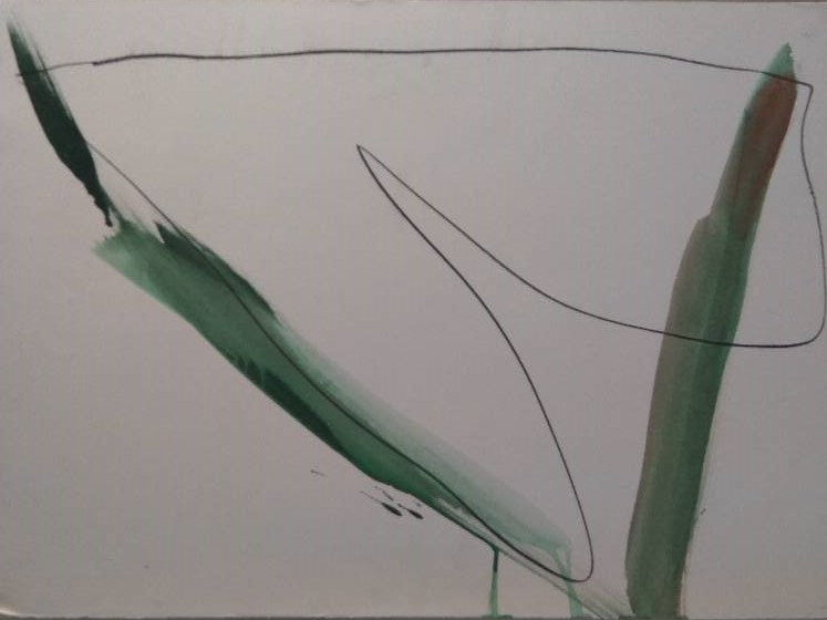 Tekening / gem. techniek 50 x 65 cm