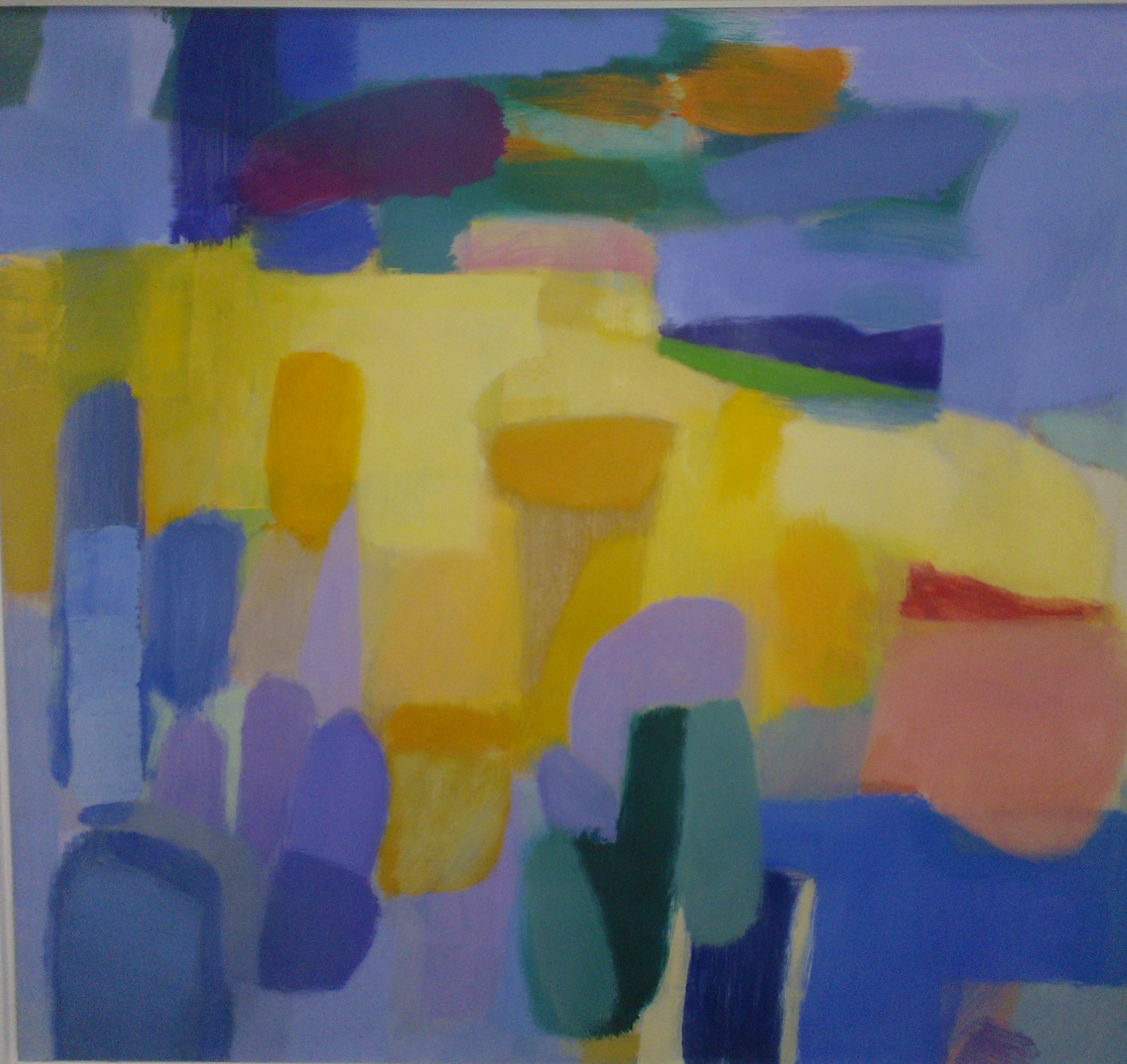Olieverf op paneel 110 x 120 cm z.t.