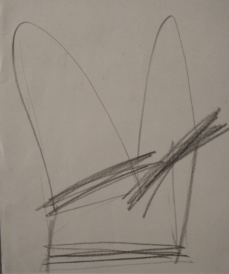 Tekening 30 x 40 cm