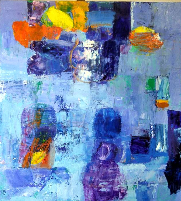 Olieverf op paneel, 110 x 120 cm z.t.