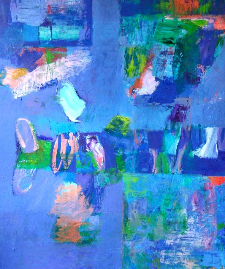 Olieverf op paneel, 90 x 100 cm z.t.
