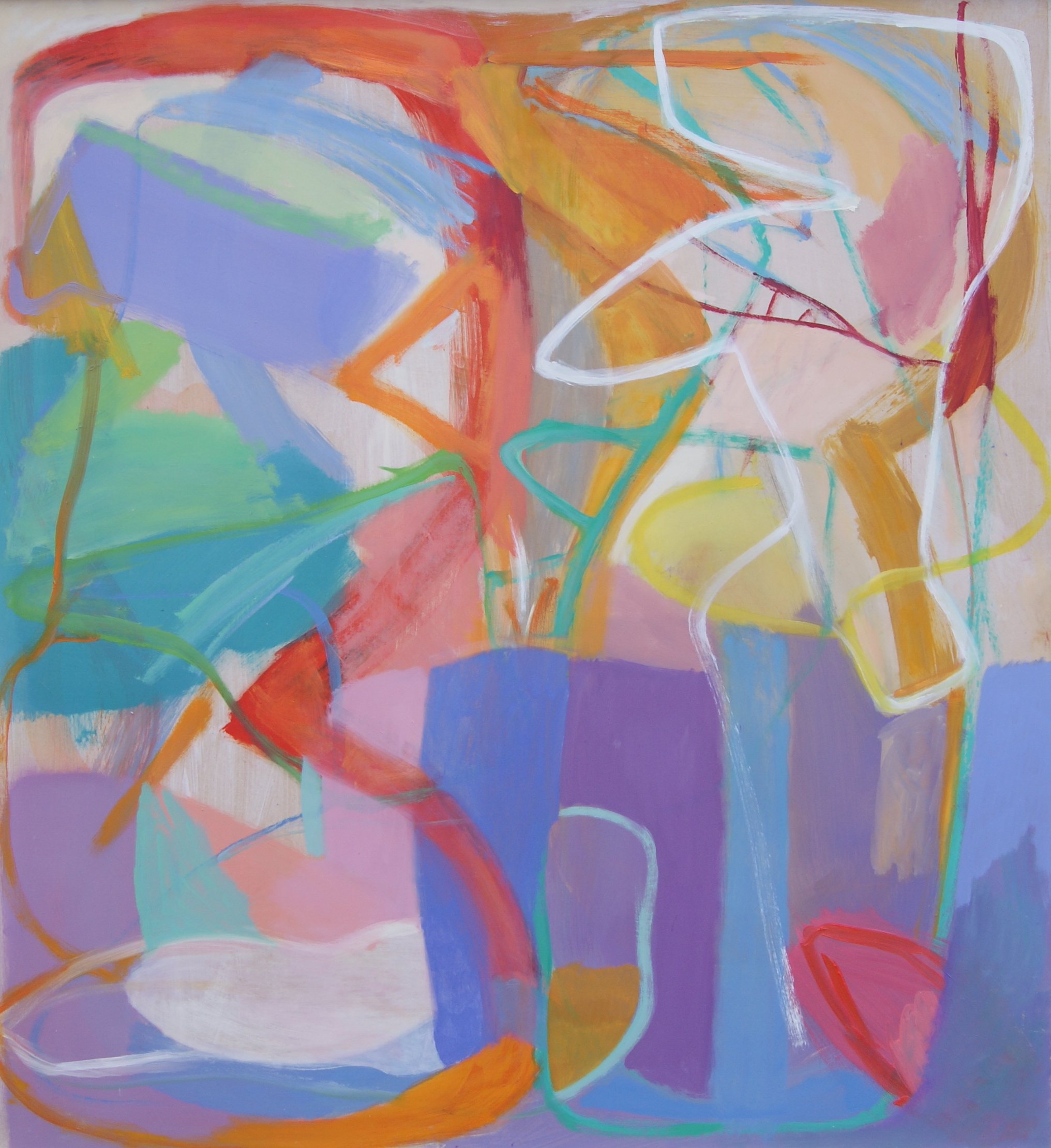 Olieverf op paneel 90 x 110 cm z.t.
