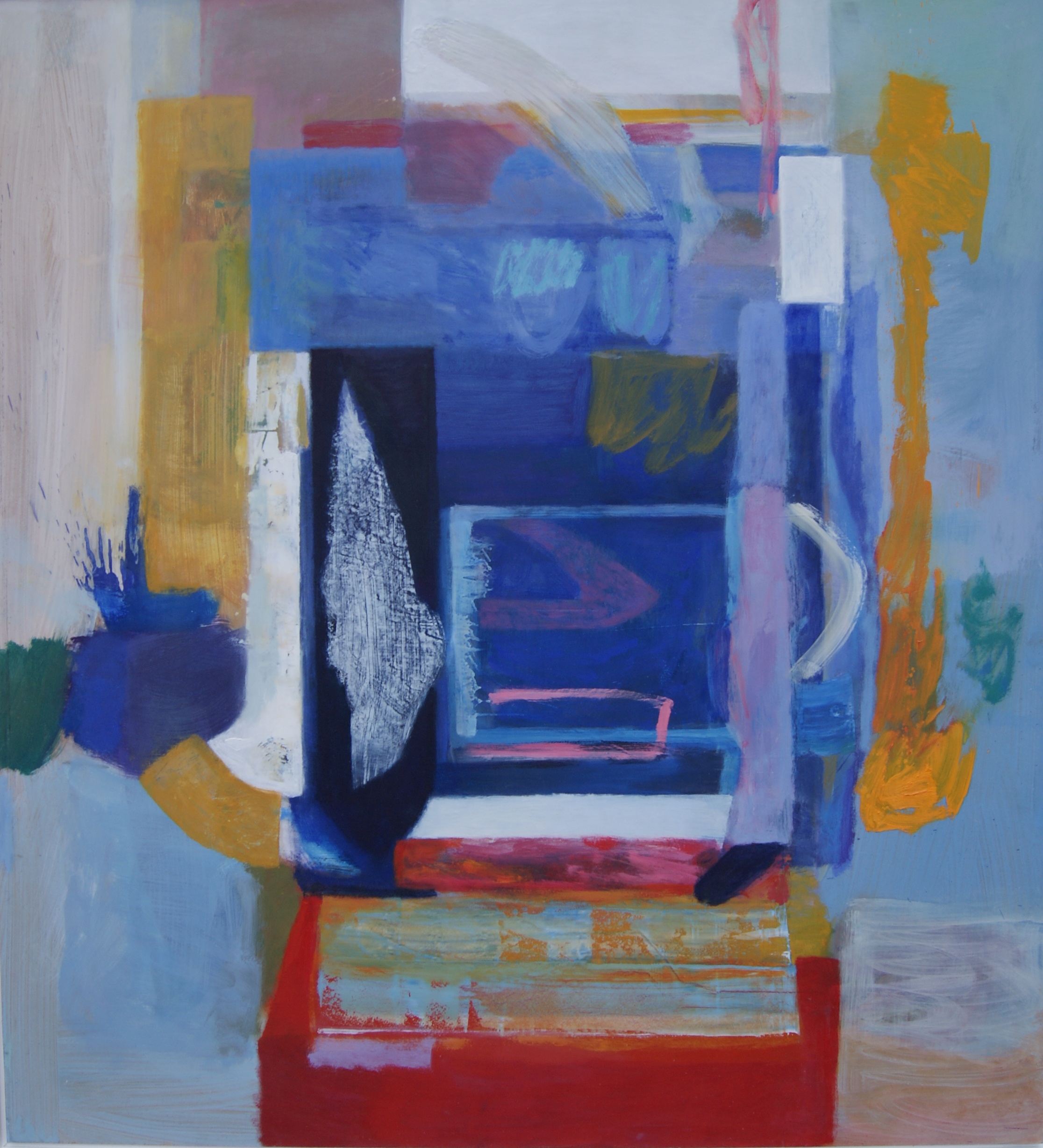Olieverf op paneel 110 x 120 cm z.t.
