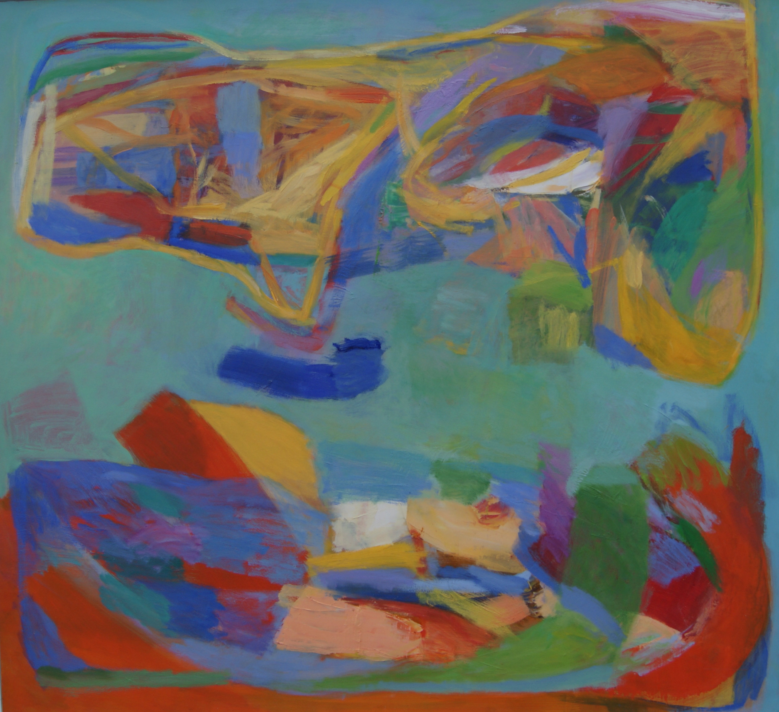 Olieverf op paneel 110 x 120 cm, z.t.