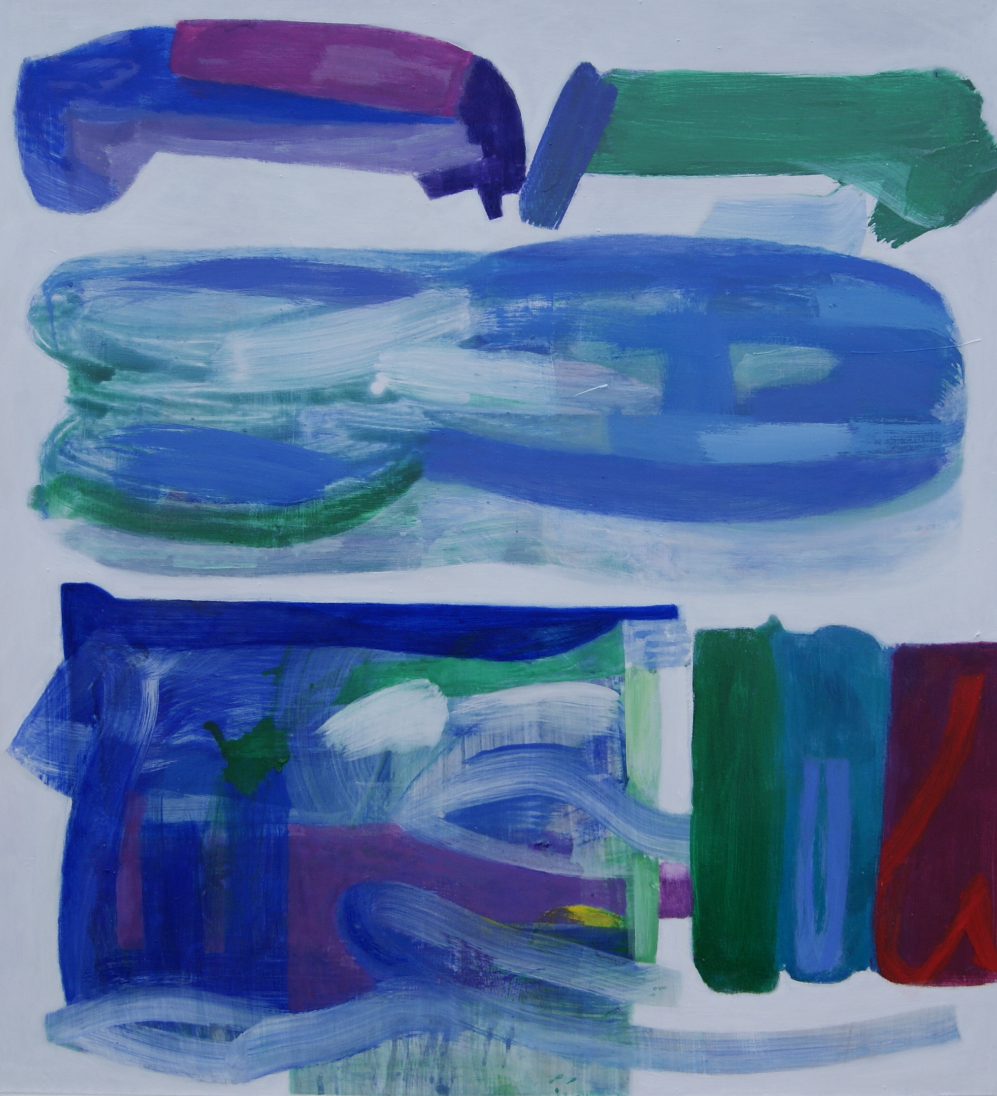 Acryl op paneel, 110 x 120 cm z.t.