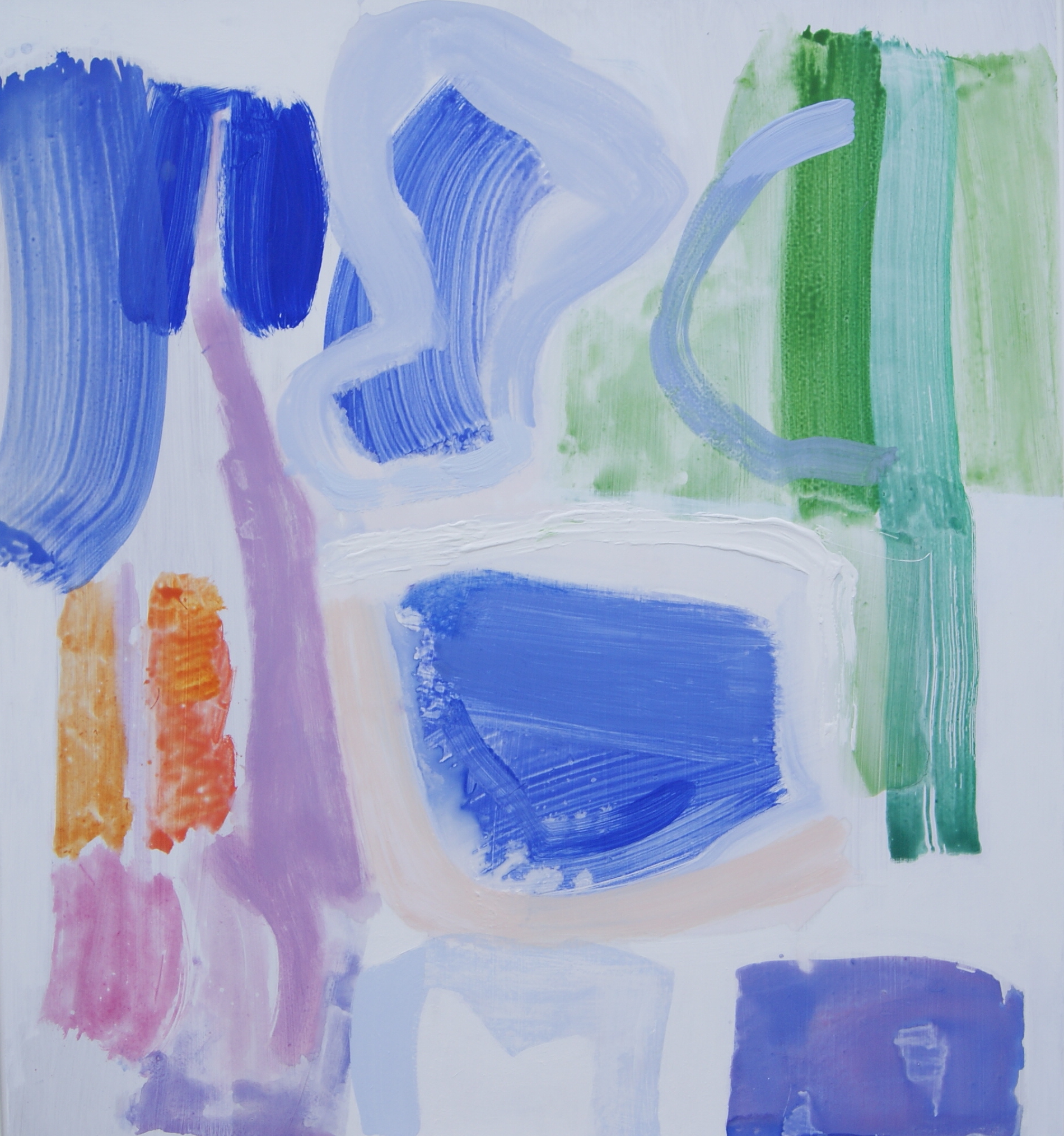 Acryl op paneel 110 x 120 cm. z.t.