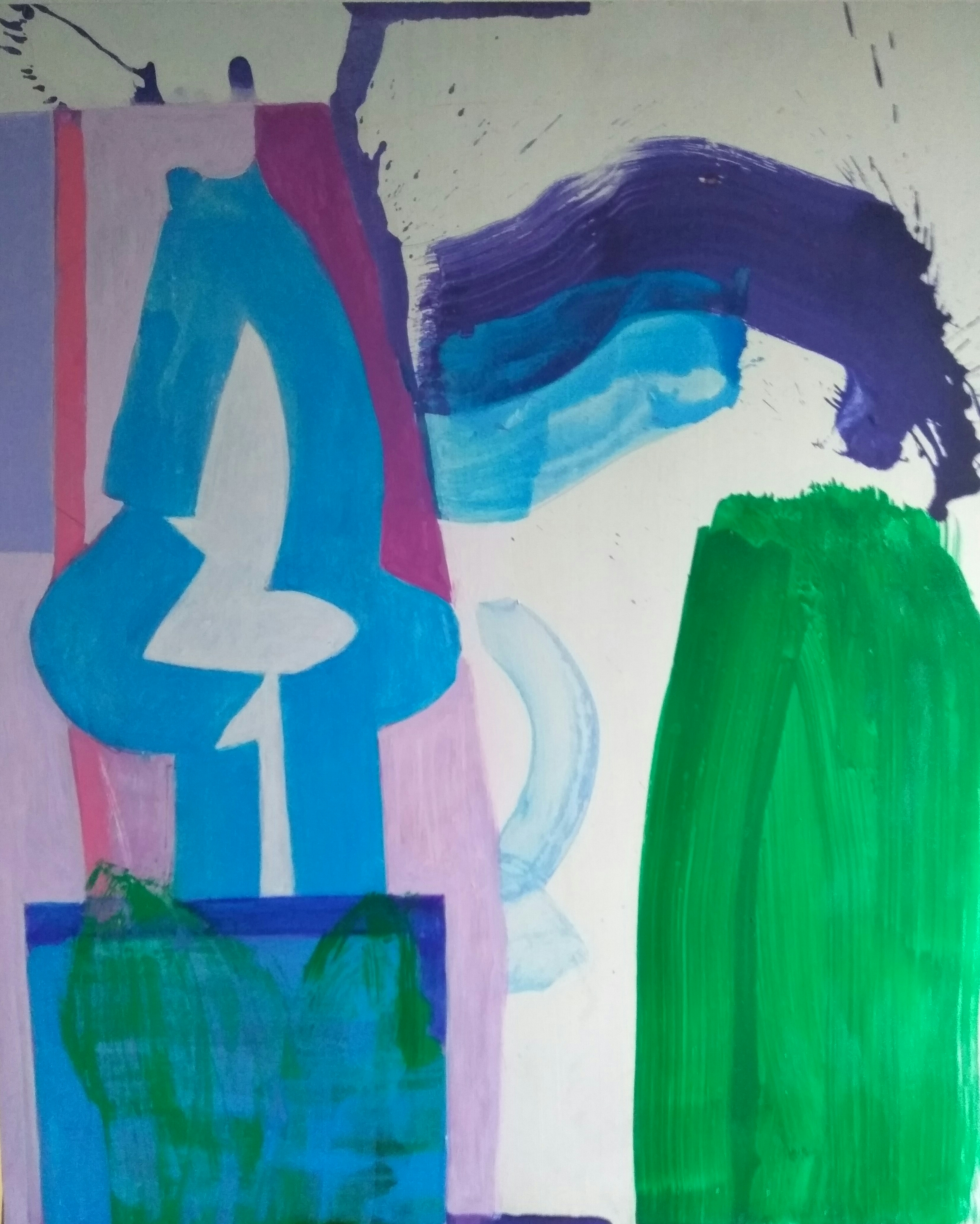 Acryl 110 x 120 cm z.t.